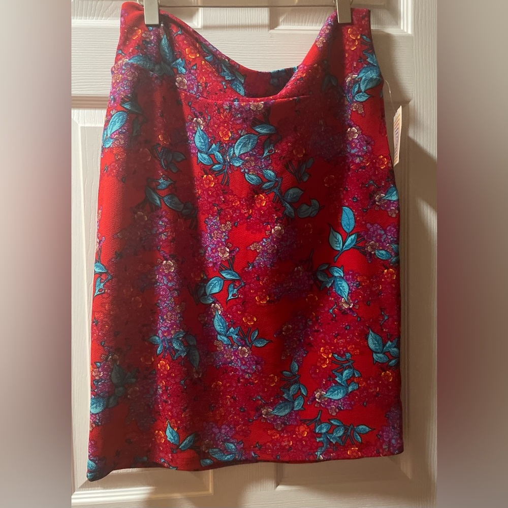 NWT Lularoe floral Cassie skirt